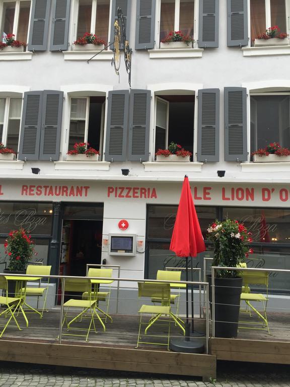 Hotel-Restaurant Le Lion D'Or Porrentruy Ngoại thất bức ảnh