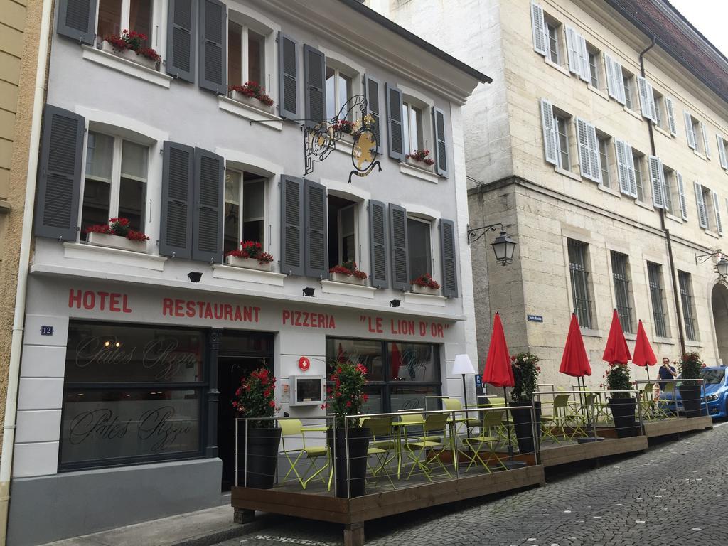 Hotel-Restaurant Le Lion D'Or Porrentruy Ngoại thất bức ảnh